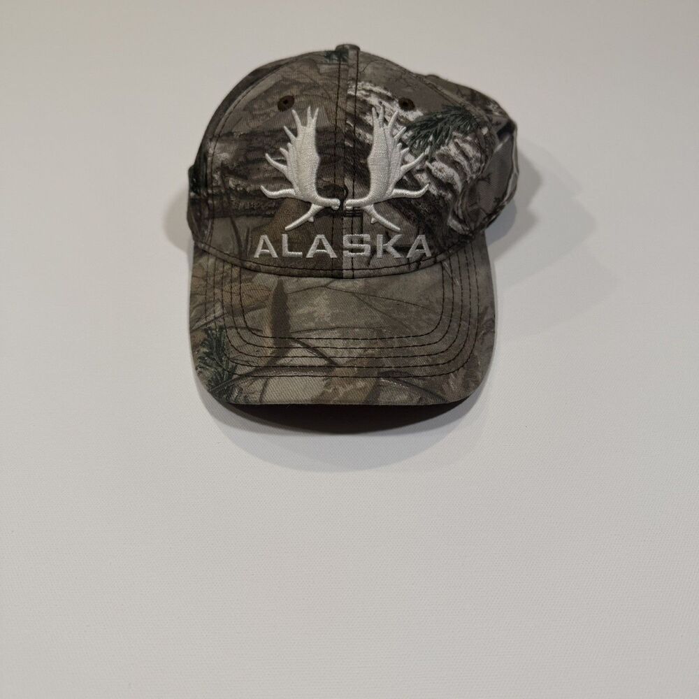 Real Tree Artic Circle Alaska Camouflage Strap Back Baseball Hat